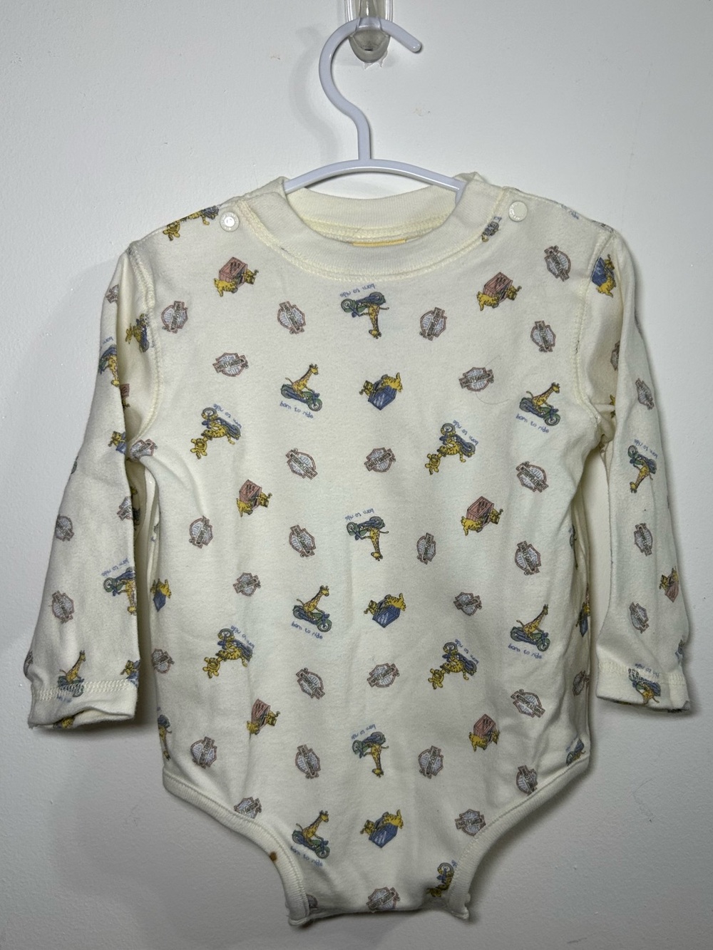 Harley Davidson Born to Ride Vintage Infant Long Sleeve